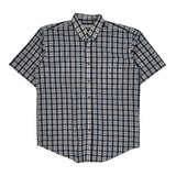 Wrangler Checked Short Sleeve Shirt - Large Red Cotton