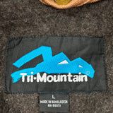 Integrity From Marvin Windows And Doors Tri-Mountain Bomber Jacket - Large Brown Cotton Blend