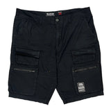 Ecko Unltd Cargo Shorts - 40W 11L Black Cotton