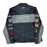 Jimmie Johnson Chase Authentics Nascar Leather Jacket - 2XL Blue Leather