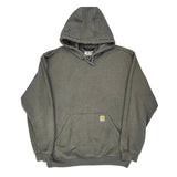 Carhartt Hoodie - 2XL Grey Cotton