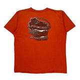 Appleton Wisconsin Harley Davidson Graphic T-Shirt - XL Orange Cotton