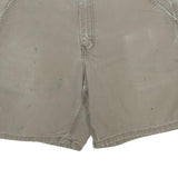 CHAMPION Mens Beige Workwear Shorts L W34 Cotton Casual Button Pocket