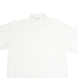 LEE COOPER Mens White Cotton Shirt M Button Pocket Casual Summer