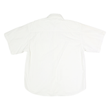 LEE COOPER Mens White Cotton Shirt M Button Pocket Casual Summer