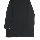 COLUMBIA Mens Black Outdoor Jacket L Polyester Plain Hooded Zip Long Sleeve