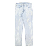 LEVI'S 511 SLIM Mens Jeans Blue Slim Straight Denim Light W32 L32 Stylish Zip