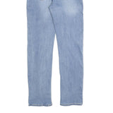 LEVI'S 502 Boys Jeans Blue Slim Straight Denim Medium W30 L32 Zip Cotton Blend