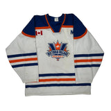 Victoria Village Hockey Athletic Knit Jersey - Large Blue Polyester