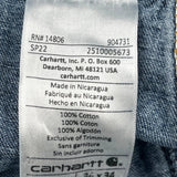 Carhartt Double Knee Carpenter Jeans - 36W 34L Blue Cotton