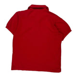 Vintage Lacoste Polo Shirt - Medium Red Cotton