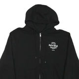 HARD ROCK CAFE Mens Black Tampa Zip Up Hoodie M Cotton Blend 20th Anniversary