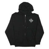 HARD ROCK CAFE Mens Black Tampa Zip Up Hoodie M Cotton Blend 20th Anniversary