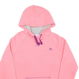 CHAMPION Womens Pink Hoodie L Cotton Pullover Casual Everyday Wear