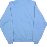 JERZEES Mens Blue Bald Eagle Tradition Pullover Hoodie M Cotton Blend