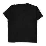 Thrasher Graphic T-Shirt - Medium Black Cotton
