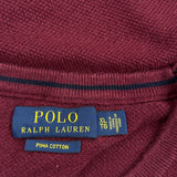 Polo By Ralph Lauren Sweater - XL Burgundy Cotton