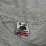 Single Stitch American League Champions 1992 Fruit Of The Loom Graphic T-Shirt - XL Gray Cotton