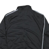 NIKE Mens Black & Grey Zip Jacket M Polyester Blend Sportswear Athletic Fit