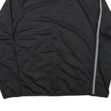 NIKE Mens Black & Grey Zip Jacket M Polyester Blend Sportswear Athletic Fit