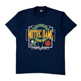 Notre Dame Fighting Irish Screen Stars Single Stitch T-Shirt - XL Navy Cotton Blend