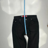 Silver Tabs Levis Loose Jeans - 38W 30L Black Cotton