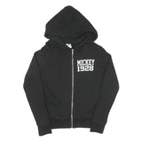 DISNEY Womens Black Mickey 1928 Zip Up Hoodie S Cotton Casual Sweatshirt