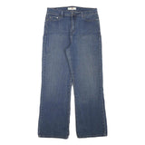 LEVI'S Womens Blue Regular Straight Denim Jeans W30 L28 Classic Zip Cotton Blend