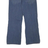 LEVI'S Womens Blue Regular Straight Denim Jeans W30 L28 Classic Zip Cotton Blend