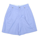 LIZ CLAIBORNE Womens Shorts Blue Casual Plain M W26 Summer Wear