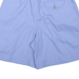 LIZ CLAIBORNE Womens Shorts Blue Casual Plain M W26 Summer Wear