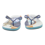HAVAIANAS Mens Flip Flops Sandals Blue Polyester Blend UK 10 Casual Beachwear