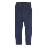 CALVIN KLEIN JEANS Womens Slim Blue Denim Jeans Zip W28 L28 Stretch Cotton Blend