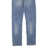 CARHARTT Womens Regular Fit Blue Denim Jeans Cotton Blend W31 L32 Classic Zip