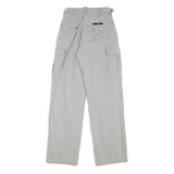 TEDDYS Boys Cotton Blend Grey Relaxed Straight Trousers W23 L30 Cargo Pocket