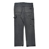 Dickies Carpenter Trousers - 32W 30L Grey Cotton