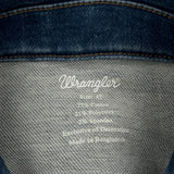 Age 4 Wrangler Denim Jacket - Small Blue Cotton