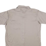 JC PENNEY Mens Beige Polyester Shirt XL Casual Classic Pocket Button Down