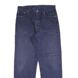 LEVI'S 501 Mens Jeans Blue Regular Straight Denim Medium W30 L28 Classic Button