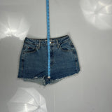 Unbranded Denim Shorts - 26W US 2 Blue Denim