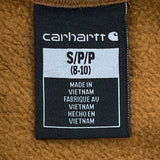 Age 8-10 Carhartt Hoodie - Small Brown Cotton