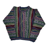 Croft & Barrow Striped Sweater - XL Multicoloured Cotton Blend
