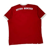 Bayern Munchen Adidas 2017-18 Home Football Shirt - 2XL Red Polyester