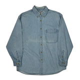 Lee Denim Shirt - Large Light Wash Denim
