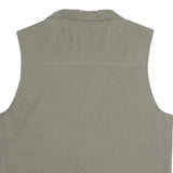 MODE MILLE Mens Beige Utility Jacket L Polyester Blend Plain Multipocket Zip