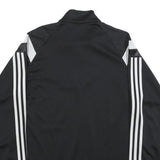 ADIDAS Mens Black & White Football Club 1/4 Zip Sweatshirt M Athletic Sportswear