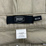 Berkley Jensen Carpenter Pants - 38W 30L Khaki Cotton