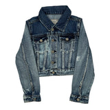 Age 6 Polo By Ralph Lauren Cropped Denim Jacket - XS Blue Denim