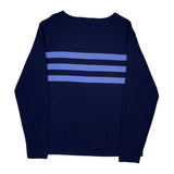 Polo By Ralph Lauren Striped Sweater - Large Blue Cotton