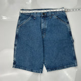 Wrangler Denim Shorts - 29W 11L Blue Cotton